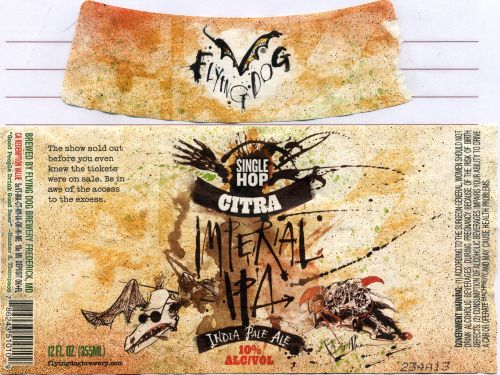 Single Hop Citra Imperial IPA